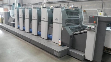 RYOBI 925 + C - ( Ano  de 2010, cinco cores mais verniz em linha reta de imprensa com SAPC, tamanho 64 x 92 cm) GBP 340.000,00 LOT 